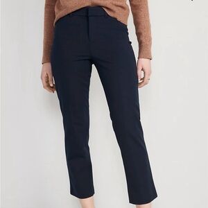 Old Navy Women's Pixie Straight Leg Navy Pants
